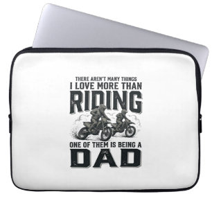Funda Para Portátil Diseño de cita de motocross de grabado vintage Rid