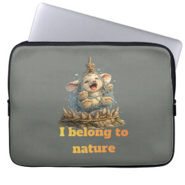Funda Para Portátil Diseño de concientización sobre conservación de vi