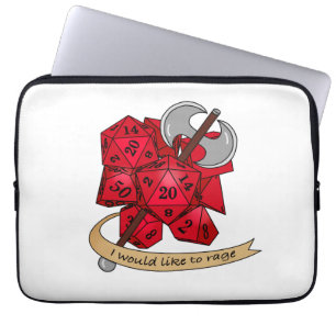Funda Para Portátil Diseño de dados bárbaros