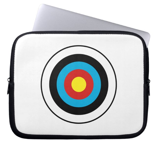 Funda Para Portátil Diseño de destino Bullseye (Frente)