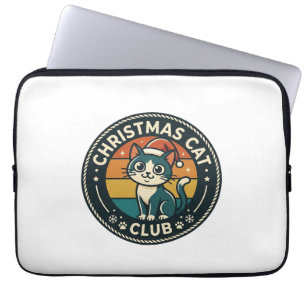 Funda Para Portátil Diseño de gatito lindo de Navidad - Club de gatos