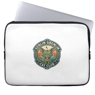 Funda Para Portátil Diseño de gatito lindo gato duende gremlin - Grem 