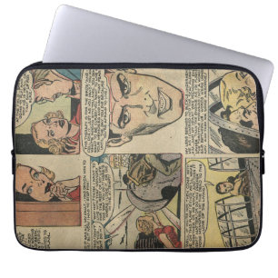Funda Para Portátil Diseño de historietas de romántica vintage