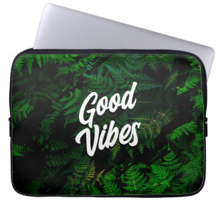 Funda Para Portátil Diseño de hojas tropicales de buenos vibraciones