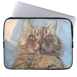 Funda Para Portátil Diseño de ilustración de gato tigre
