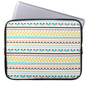 Funda Para Portátil Diseño de inspiración azteca geométrica moderna y