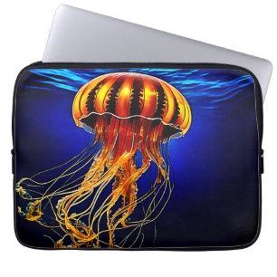 Funda Para Portátil Diseño de Jelly de Brillo Oceánico