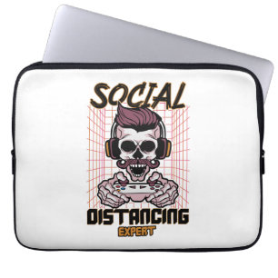 Funda Para Portátil Diseño de juegos experto en distanciamiento social