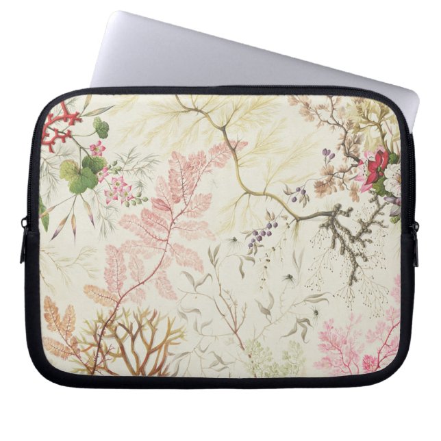Funda Para Portátil Diseño de la alga marina para el material de seda (Frente)