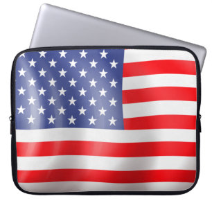 Funda Para Portátil Diseño de la bandera estadounidense