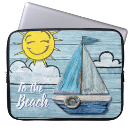Funda Para Portátil Diseño de la playa Driftwood Yacht Manga para port