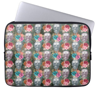 Funda Para Portátil Diseño de la serie Boho Skull 10