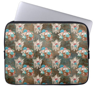 Funda Para Portátil Diseño de la serie Boho Skull 13