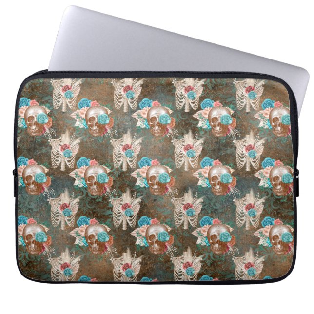 Funda Para Portátil Diseño de la serie Boho Skull 13 (Frente)