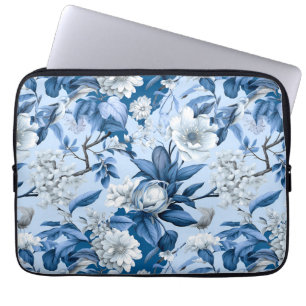 Funda Para Portátil Diseño de la serie Chinoserie azul y blanco 3