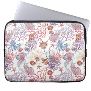 Funda Para Portátil Diseño de la serie de composición de acuarela subm