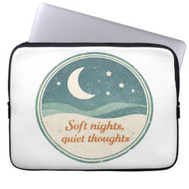 Funda Para Portátil Diseño de luna de noche tranquila