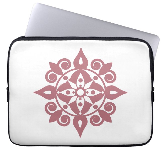 Funda Para Portátil Diseño de Mandala fresco (Frente)