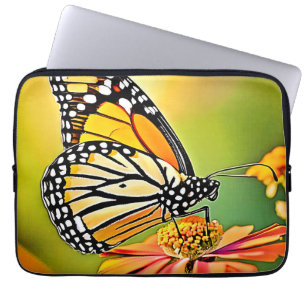 Funda Para Portátil Diseño de mariposa monarca