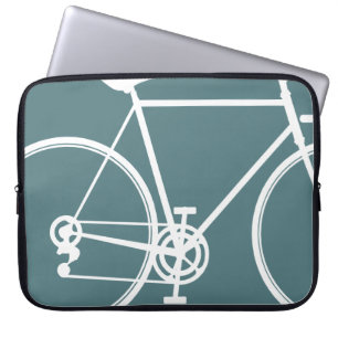 Funda Para Portátil Diseño de moto azul Guay