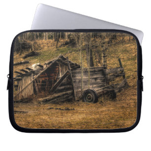 Funda Para Portátil Diseño de Mousemat de Granja Cariboo Rustic Shed R