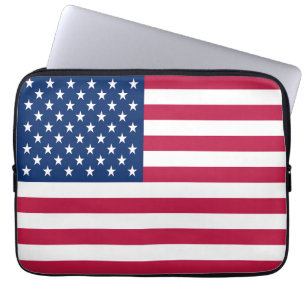Funda Para Portátil Diseño de orgullo de bandera estadounidense de EE.
