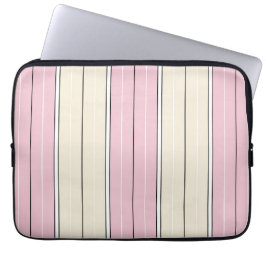 Funda Para Portátil Diseño de patrón de franja vertical de color suave