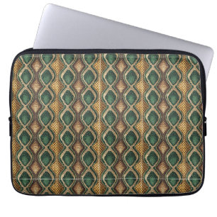 Funda Para Portátil Diseño de patrón de piel de serpiente con diamante