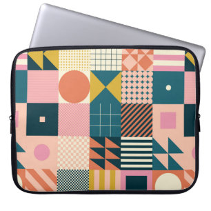 Funda Para Portátil Diseño de patrones abstractos geométricos modernos