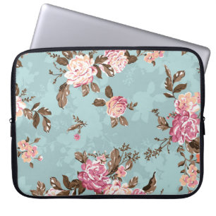 Funda Para Portátil diseño de patrones de flores ilustraciones textile