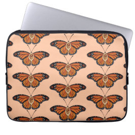 Funda Para Portátil Diseño de patrones de mariposa de monarca de citri