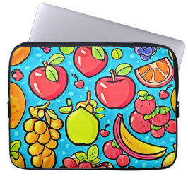 Funda Para Portátil Diseño de patrones fructíferos