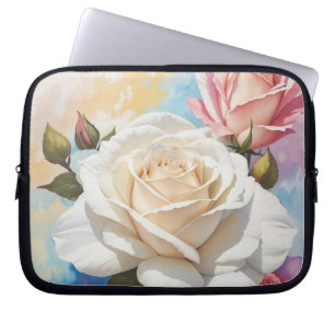 Funda Para Portátil Diseño de pintura Rose Bouquet