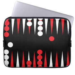 Funda Para Portátil Diseño de placa de Backgammon