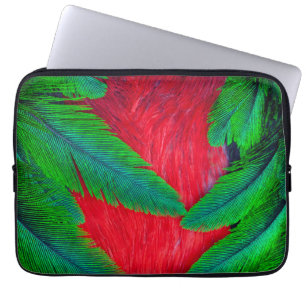 Funda Para Portátil diseño de pluma de Quetzal resplandeciente