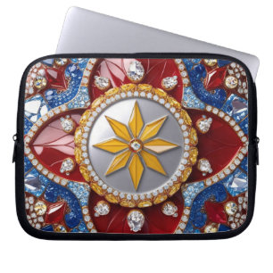 Funda Para Portátil Diseño de portaequipajes con colores colombianos