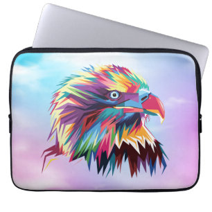 Funda Para Portátil Diseño de Prismático Geométrico de Águila Calva-80