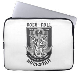 Funda Para Portátil Diseño de rock de guitarra