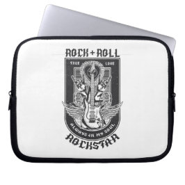 Funda Para Portátil Diseño de rock de guitarra