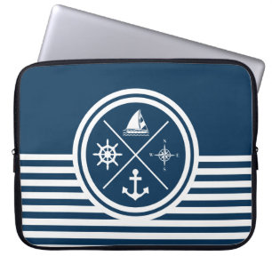 Funda Para Portátil Diseño de temática náutica