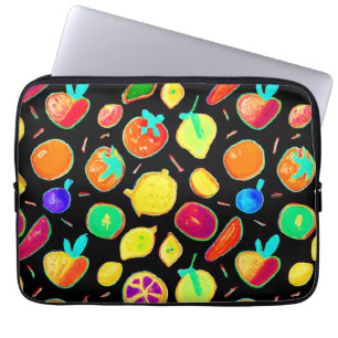 Funda Para Portátil Diseño de visiones de neón fructíferas