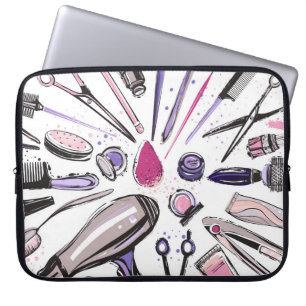 Funda Para Portátil Diseño del círculo del maquillaje