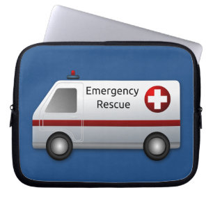 Funda Para Portátil Diseño del Personalizado de ambulancia de emergenc