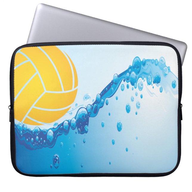 Funda Para Portátil Diseño del water polo (Frente)