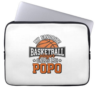 Funda Para Portátil Diseño Deportivo Vintage Divertido Baloncesto Popo