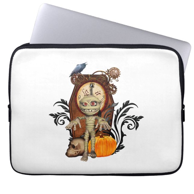 Funda Para Portátil Diseño divertido de halloween (Frente)