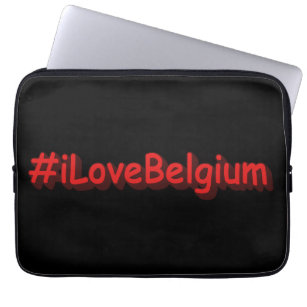 Funda Para Portátil Diseño elegante de "iLoveBelgium". ¡Hazte con una 