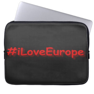 Funda Para Portátil Diseño elegante de "iLoveEurope". ¡Hazte con una e