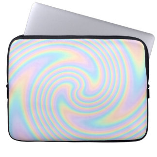 Funda Para Portátil Diseño en colores pastel de la torsión del