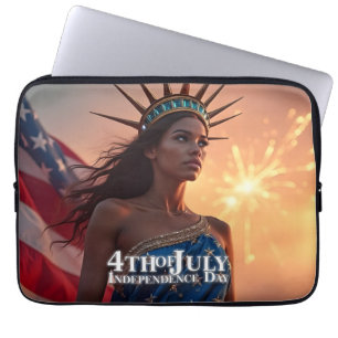 Funda Para Portátil Diseño espléndido del 4 de julio - Fuegos artifici